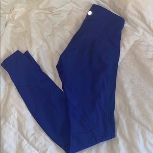 Blue Lululemon Leggings